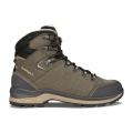 Lowa Hiking Shoes Trekker LL (Trekking, Nubuck leather, waterproof) stone/gum Men